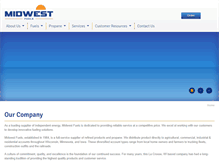 Tablet Screenshot of midwestfuels.com